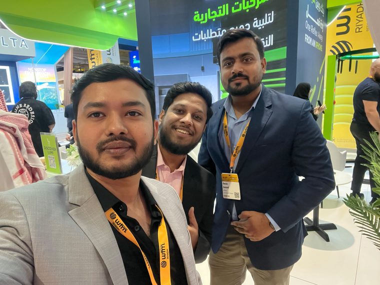 On the airline stands aisle at WTM Spotlight Riyadh 2026